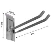 8" Locking Double Hook - Image 4