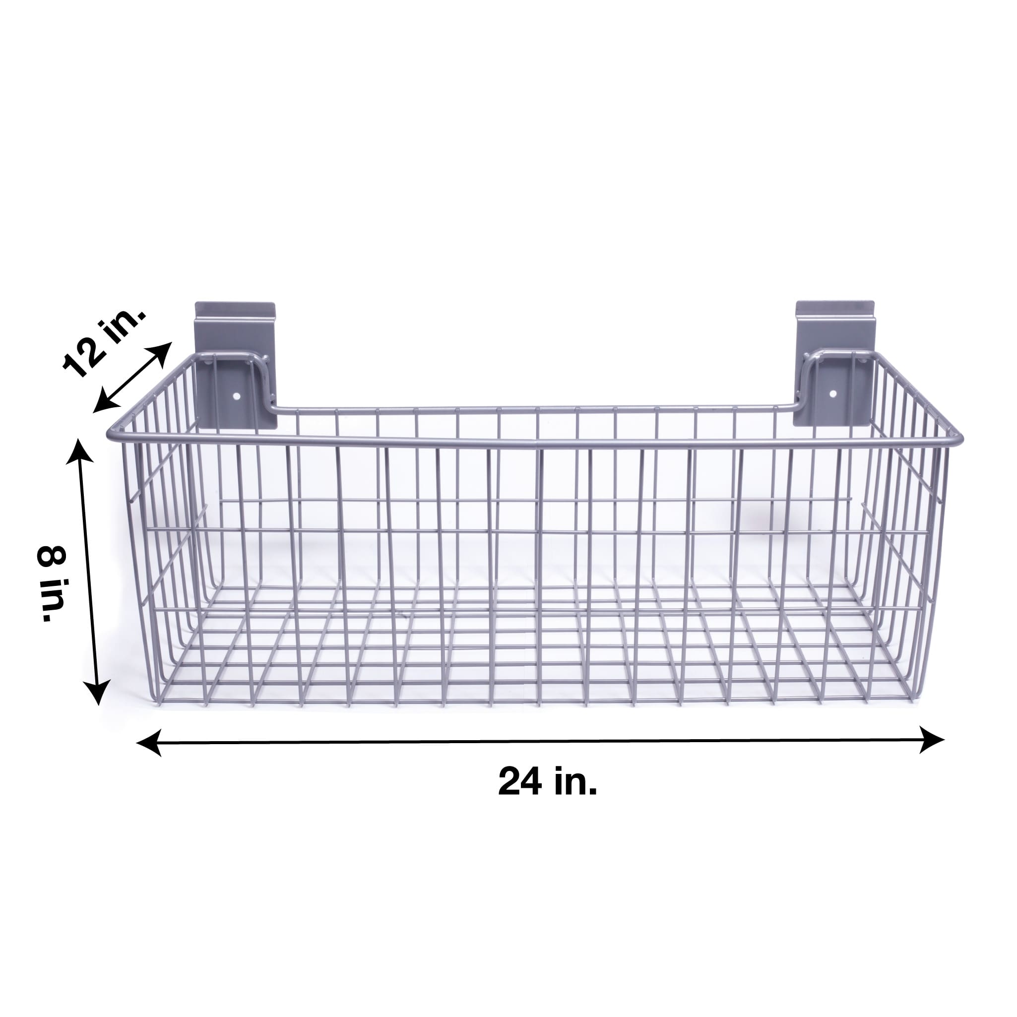 Large Wire Basket 24 X 12 X 8 Wilson Solutions Store   Large Wire Basket 24x12x8 5 