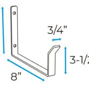 Large Side Hook (4 Pack) - Image 3